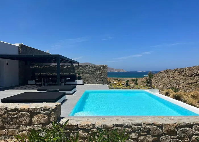 Black And White Villas Ftelia - Mykonos